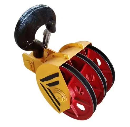 Skriemeļa bloka āķis torņa portāla celtņa pacēlājam