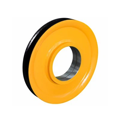 Dažāda izmēra celtņa liešanas skriemelis āķu celšanai